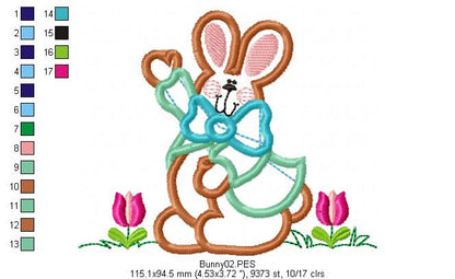 Easter Bunny - Applique