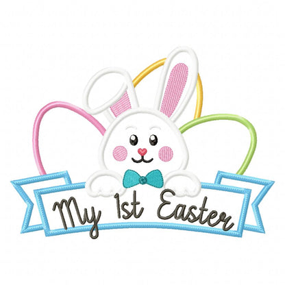 My 1st Easter Bunny and Eggs - Applique