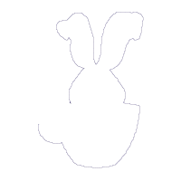 Bunny in the Cup Vase Ornament - ITH Project - Machine Embroidery Design