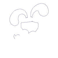Bunny Boy with Heart - Applique
