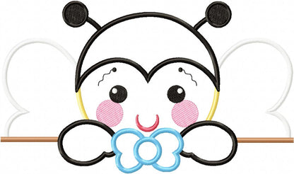 Cute Butterfly Boy – Appliqué – Machine Embroidery Design