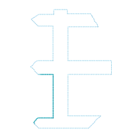 Girl Doing Laundry Wreath - ITH Project - Machine Embroidery Design