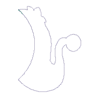 Merry Christmas Santa Claus Door Ornament - ITH Project - Machine Embroidery Design