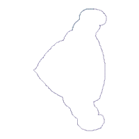 Welcome Gnome Ornament - ITH Project - Machine Embroidery Design