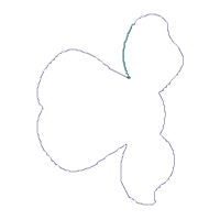 Country Reindeer Ornament - ITH Project - Machine Embroidery Design