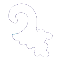 Halloween Happy Pumpkins Ornament - ITH Project - Machine Embroidery Design