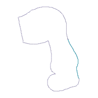 Santa Claus on the Moon Ornament - ITH Project - Machine Embroidery Design