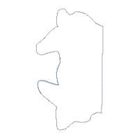 Welcome Gnome Ornament - ITH Project - Machine Embroidery Design