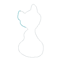 Cats in Love Wreath - ITH Project - Machine Embroidery Design