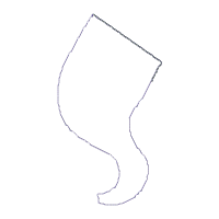 Mermaid Ornament - ITH Project - Machine Embroidery Design