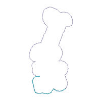 Dog and Flowers Wreath - ITH Project - Machine Embroidery Design