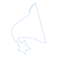 Witch Cat Ornament - ITH Project - Machine Embroidery Design