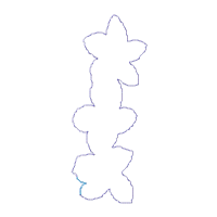 Dog and Flowers Wreath - ITH Project - Machine Embroidery Design