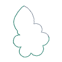 Girl Doing Laundry Wreath - ITH Project - Machine Embroidery Design