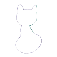 Cats in Love Wreath - ITH Project - Machine Embroidery Design