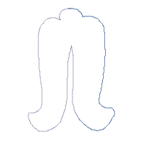 Santa Claus Wizard Door Ornament - ITH Project - Machine Embroidery Design