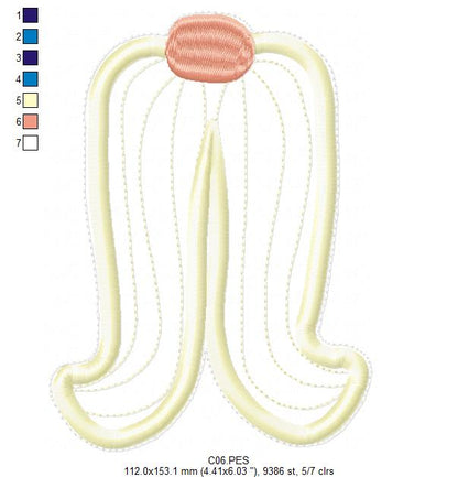 Santa Claus Wizard Door Ornament - ITH Project - Machine Embroidery Design