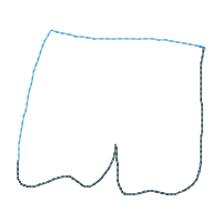 Girl Doing Laundry Wreath - ITH Project - Machine Embroidery Design