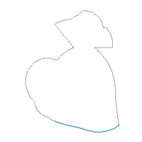 Stork and Baby Door Ornament - ITH Project - Machine Embroidery Design