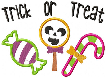 Candies Trick or Treat - Applique