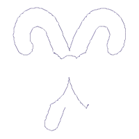 Two Candy Canes with Bow - Applique - Machine Embroidery Design