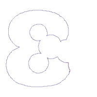 Lollipop Candy Number 8 Eight 8th Birthday - Applique