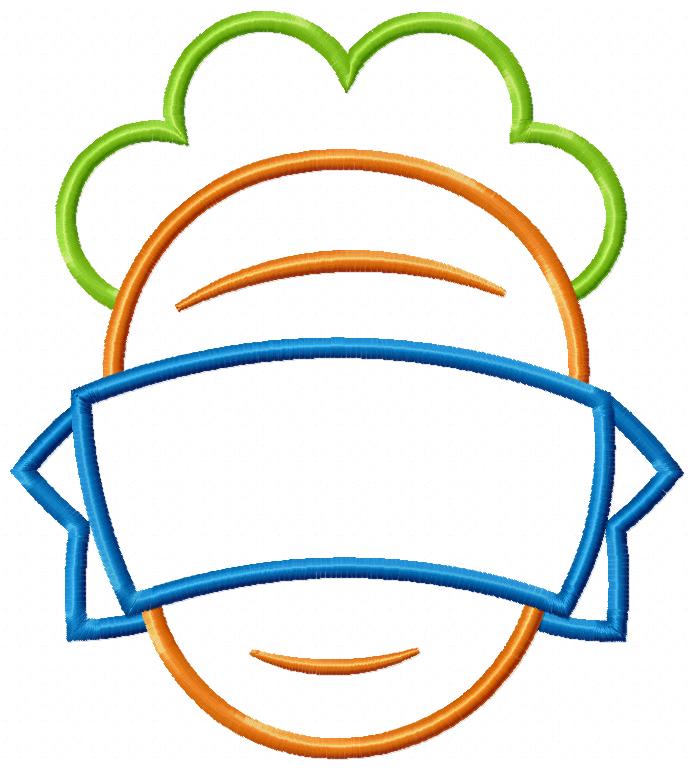 Easter Carrot - Applique