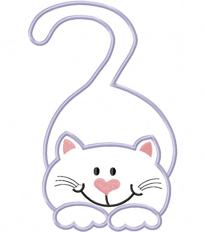 Cute Cat - Applique