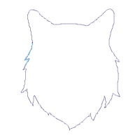 Cat with Glasses - Applique