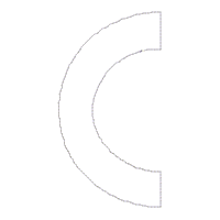 Kitty Meowcome Ornament - ITH Project - Machine Embroidery Design