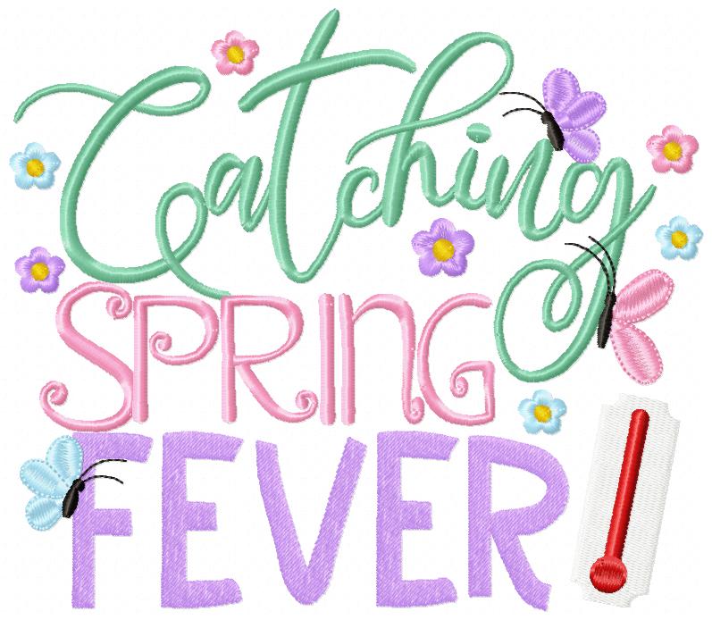 Catching Spring Fever - Fill Stitch – DooBeeDoo Machine Embroidery Designs
