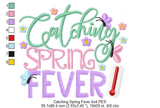 Catching Spring Fever - Fill Stitch