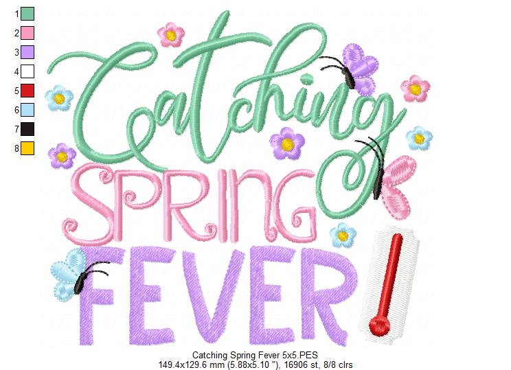 Catching Spring Fever - Fill Stitch