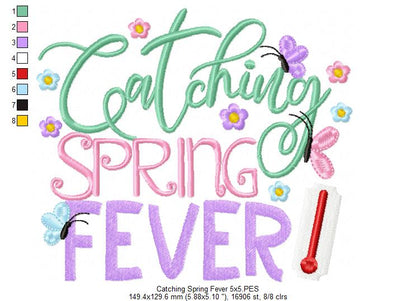 Catching Spring Fever - Fill Stitch