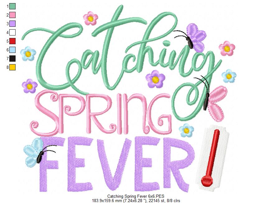 Catching Spring Fever - Fill Stitch