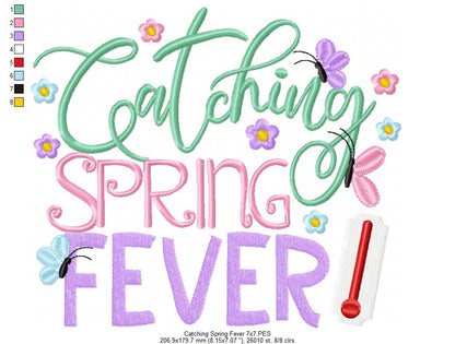 Catching Spring Fever - Fill Stitch