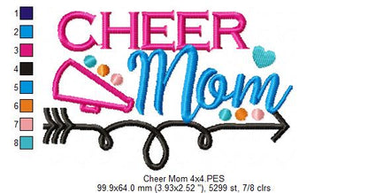 Cheer Mom - Applique