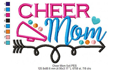Cheer Mom - Applique