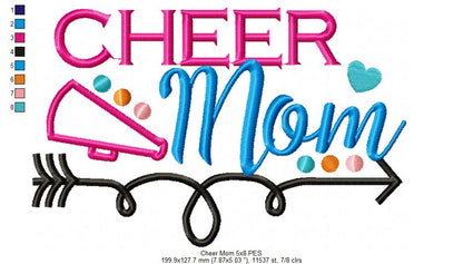 Cheer Mom - Applique