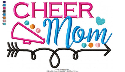 Cheer Mom - Applique