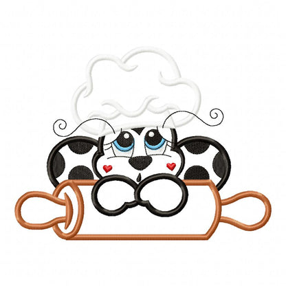 Kitchen Chef Ladybug - Applique