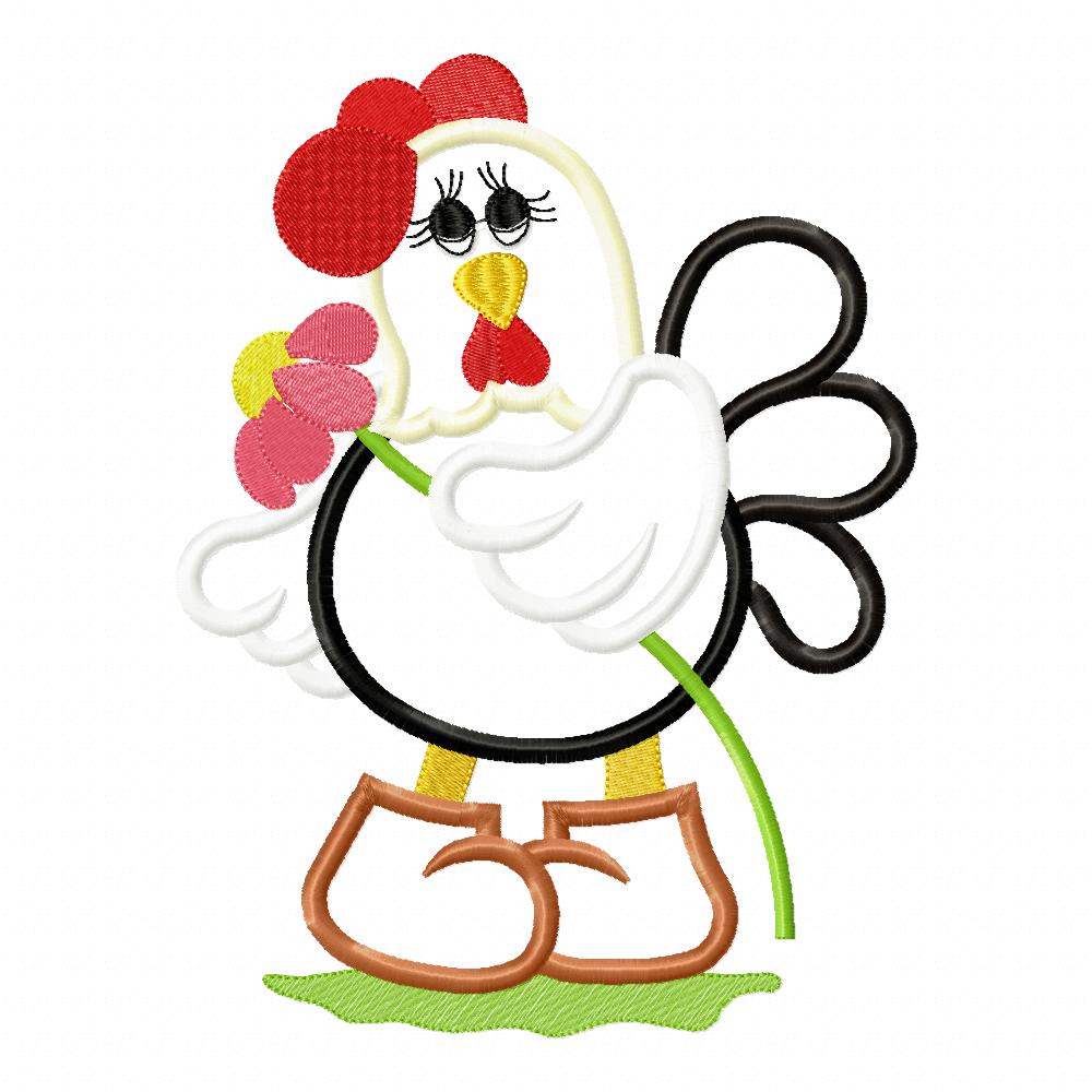Chicken Collection - Applique - Set of 5 designs