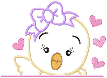 Chick Boy and Girl - Set of 2 designs - Applique