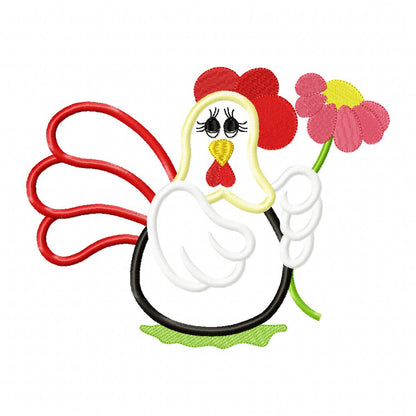 Chicken Collection - Applique - Set of 5 designs