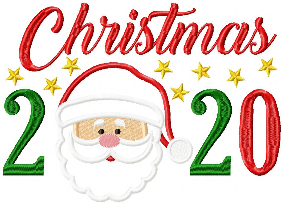 Christmas 2020 Santa Claus - Applique