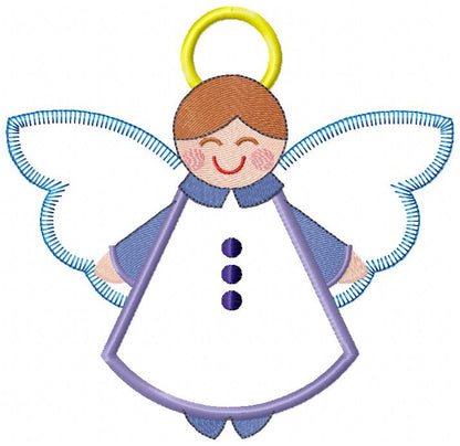 Christmas Angel Boy - Applique