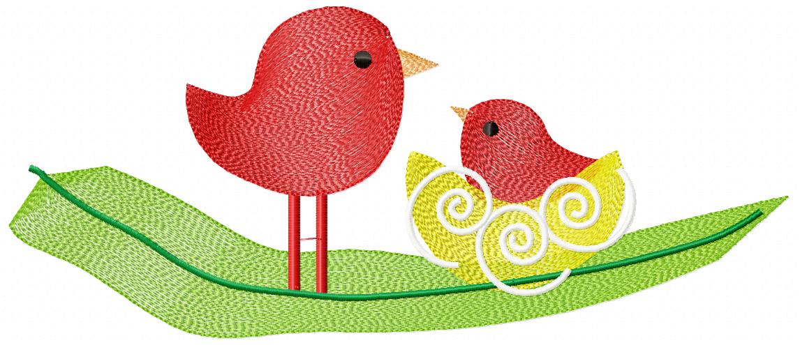 Christmas Bird - Rippled