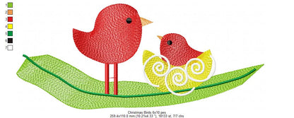 Christmas Bird - Rippled