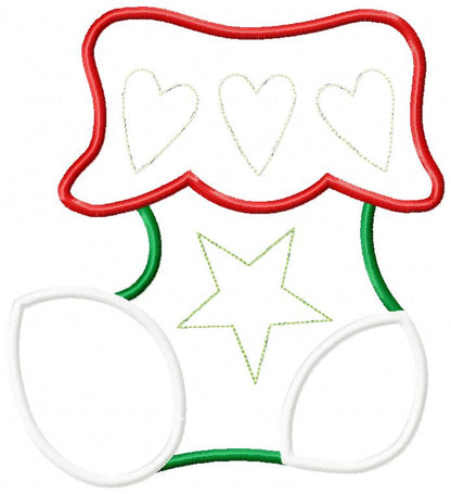 Christmas Elf Boot - Applique