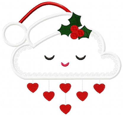 Christmas Cloud - Applique